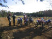 hanging out by beginner riding area